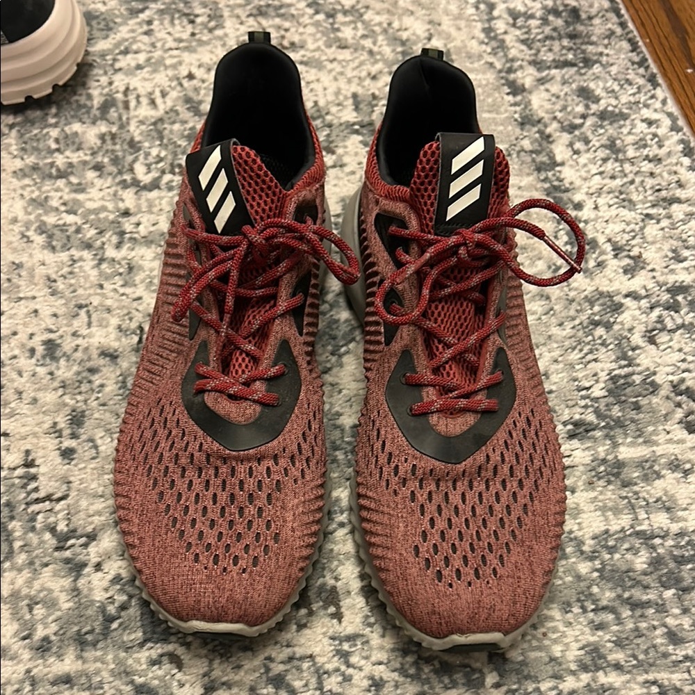 Adidas Red Knit Sneakers